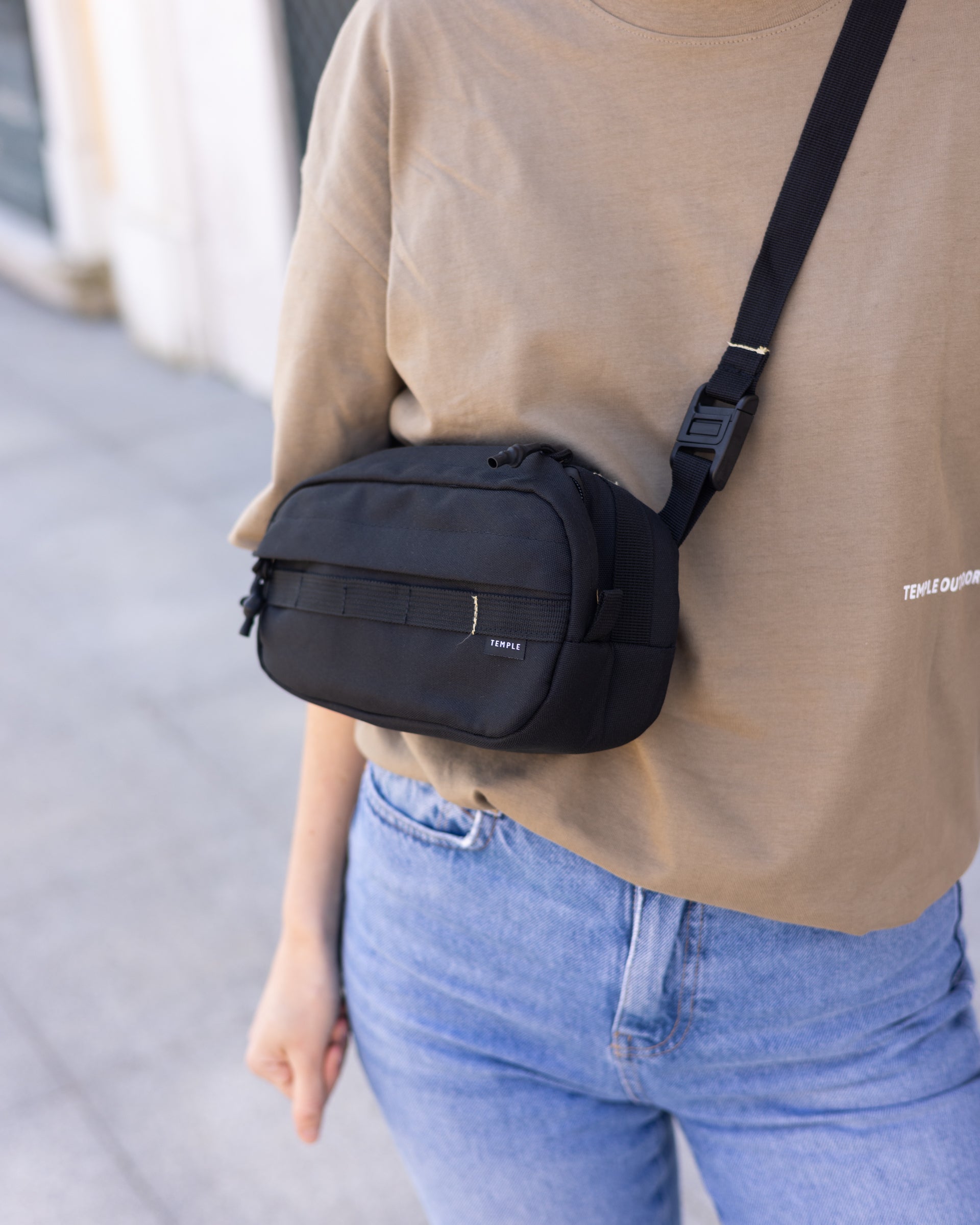 Cross Body Bag - Dusky Black