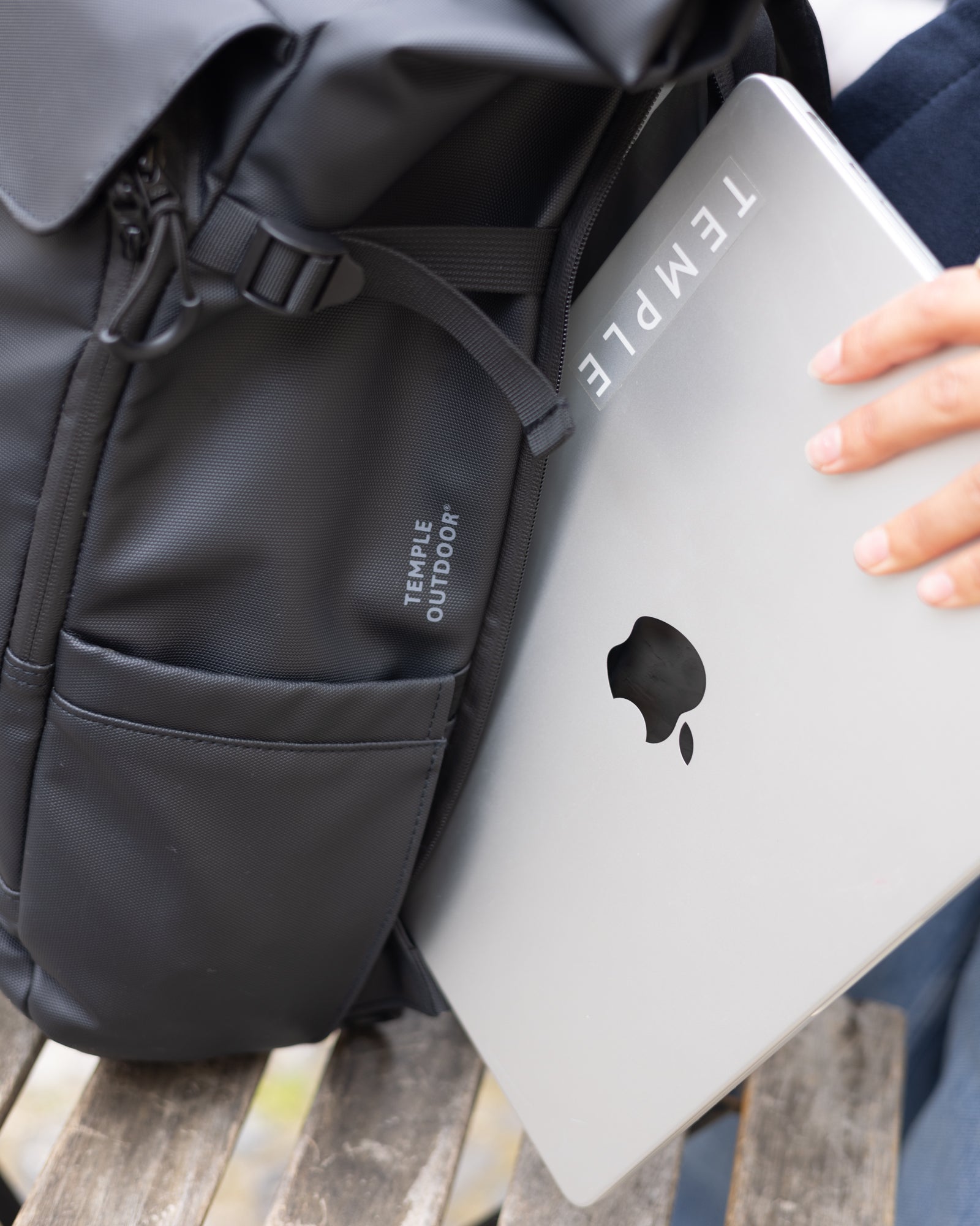 Carry Your 16″ Laptop — Anywhere, Anytime with Our Roll Top Backpack - Temple Outdoor