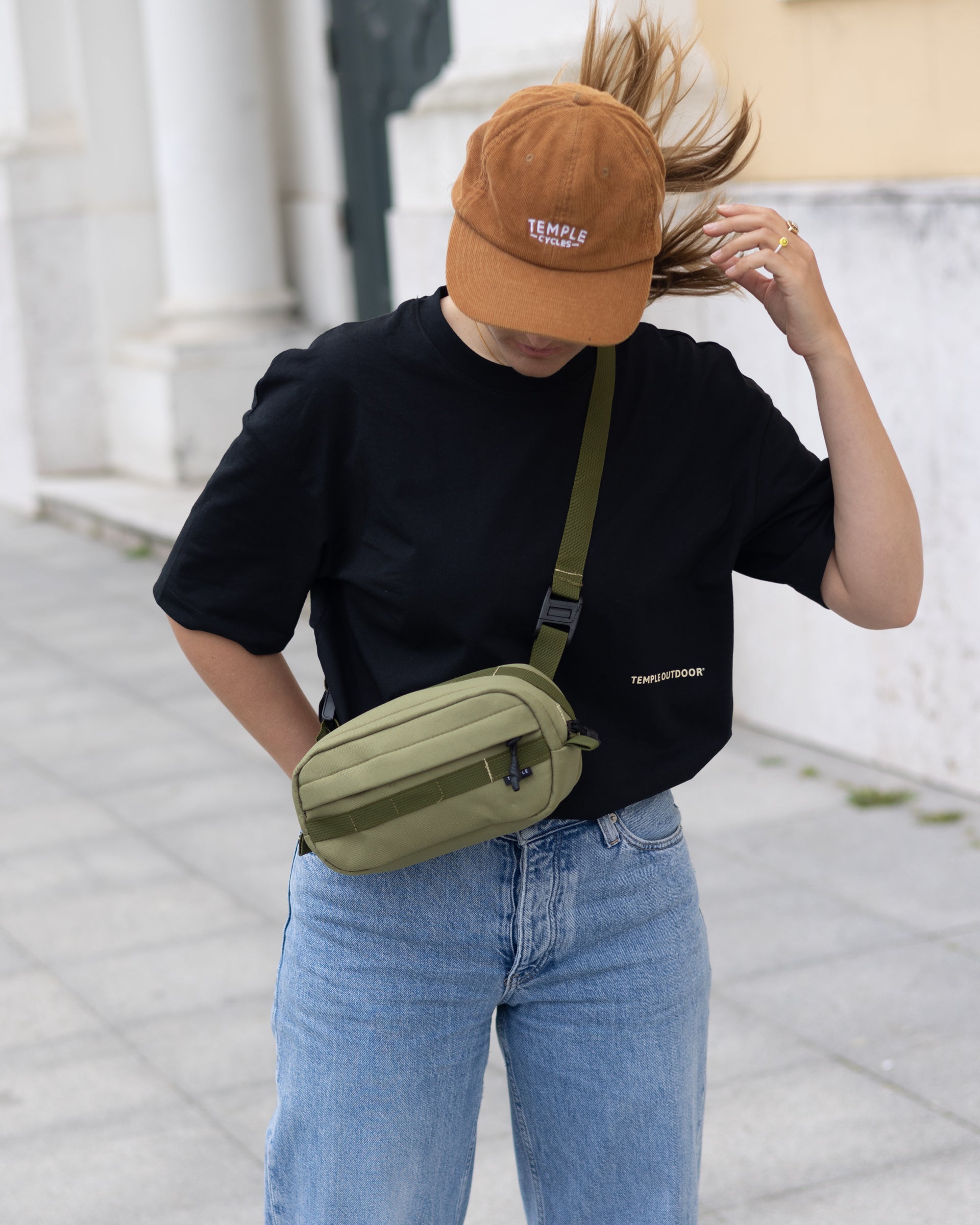 Cross Body Bag - Olive Green