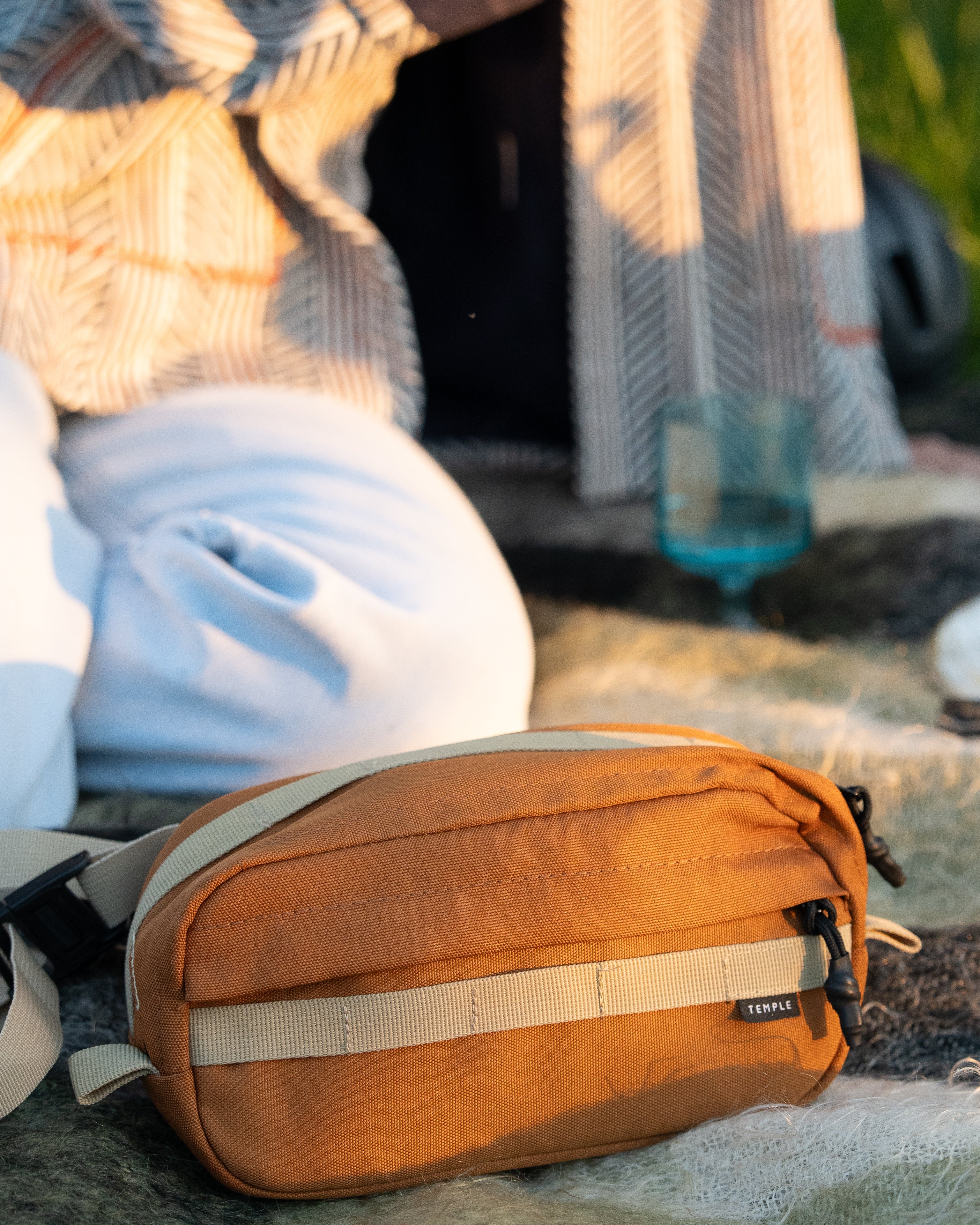 Cross Body Bag - Burnt Orange - Temple Outdoor