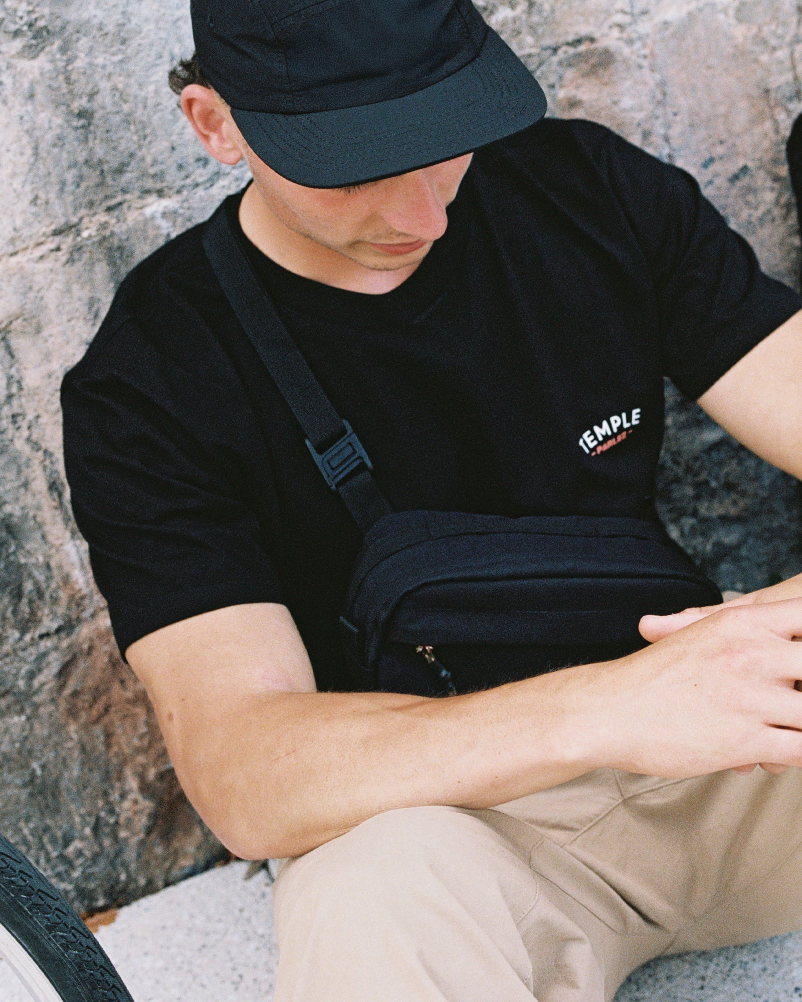 Cross Body Bag - Dusky Black - Temple Outdoor